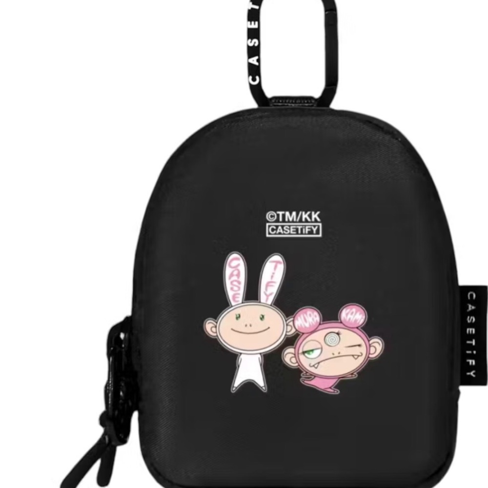 Takashi Murakami x CASETIFY Kaikai and Kiki Earpuds Pouch